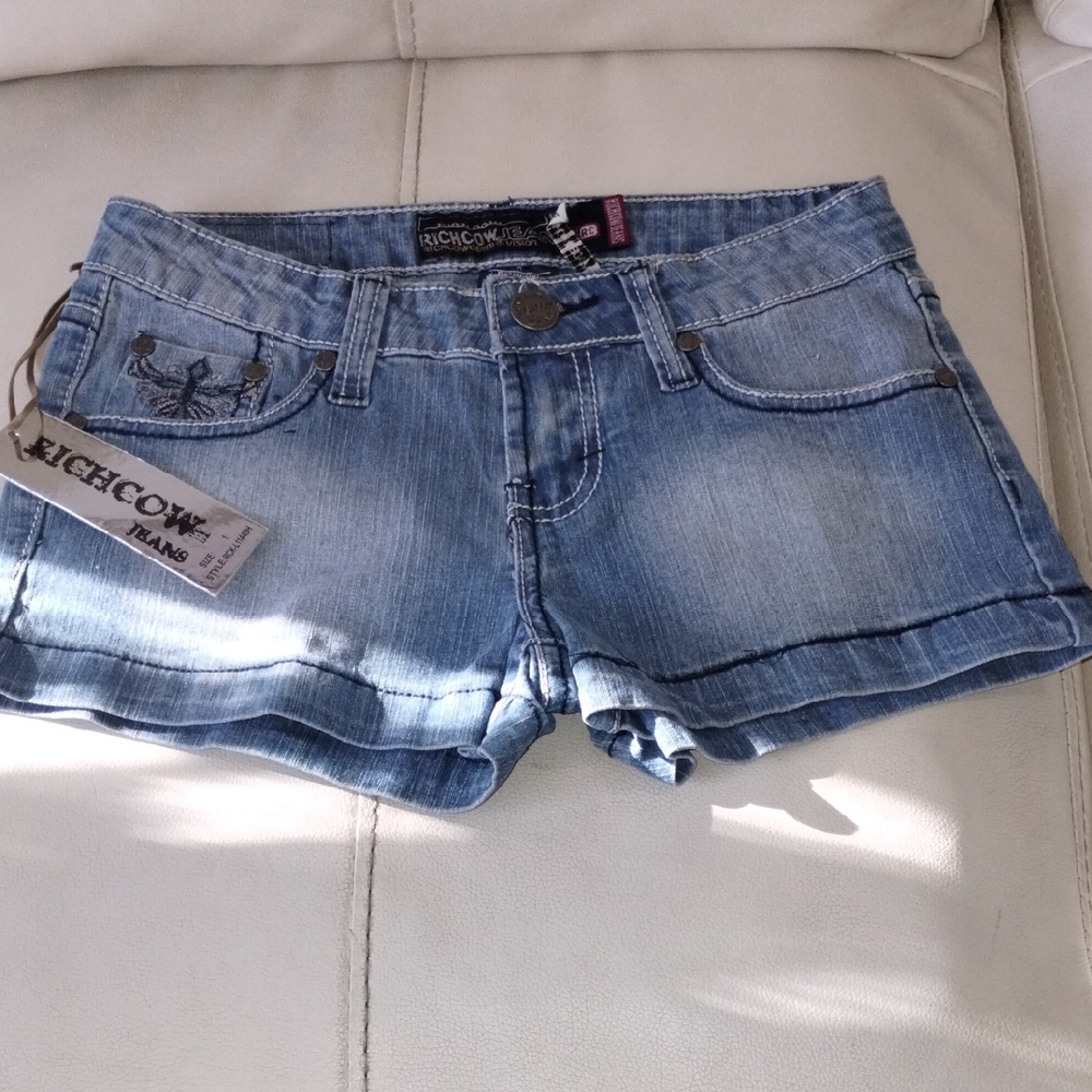 Women's Denim Blue Jean Shorts